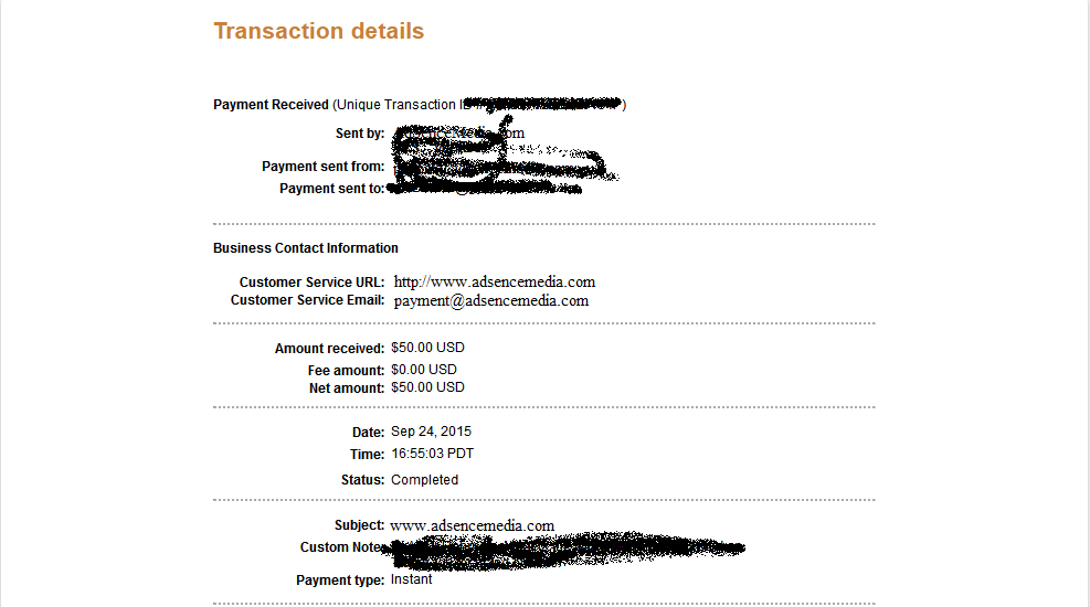 AdSenceMedia Payment Proof