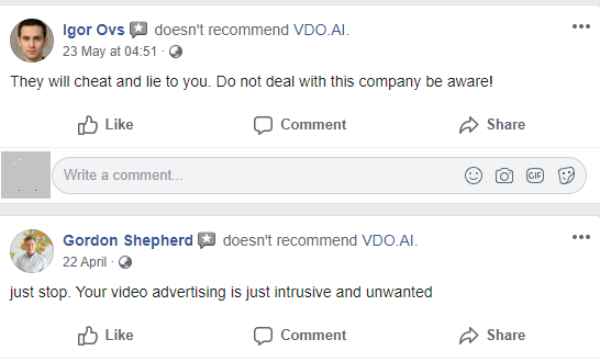 vdo.ai facebook review scam